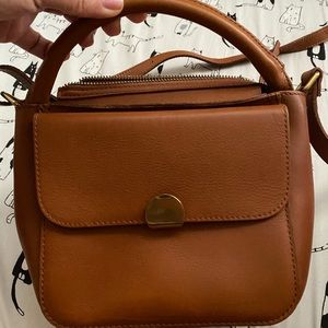 Madewell Brown Mini Abroad Crossbody